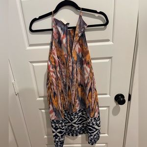 High neck dress